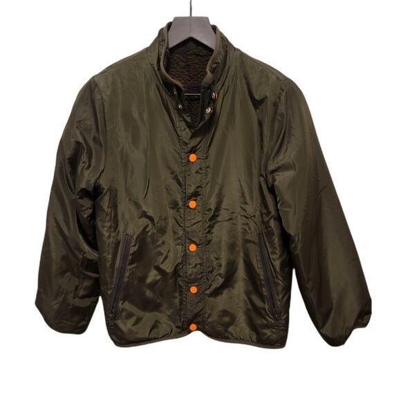 Euc Stella McCartney Kids reversible shearling jacketCAMO/Green - Picture 2 of 9